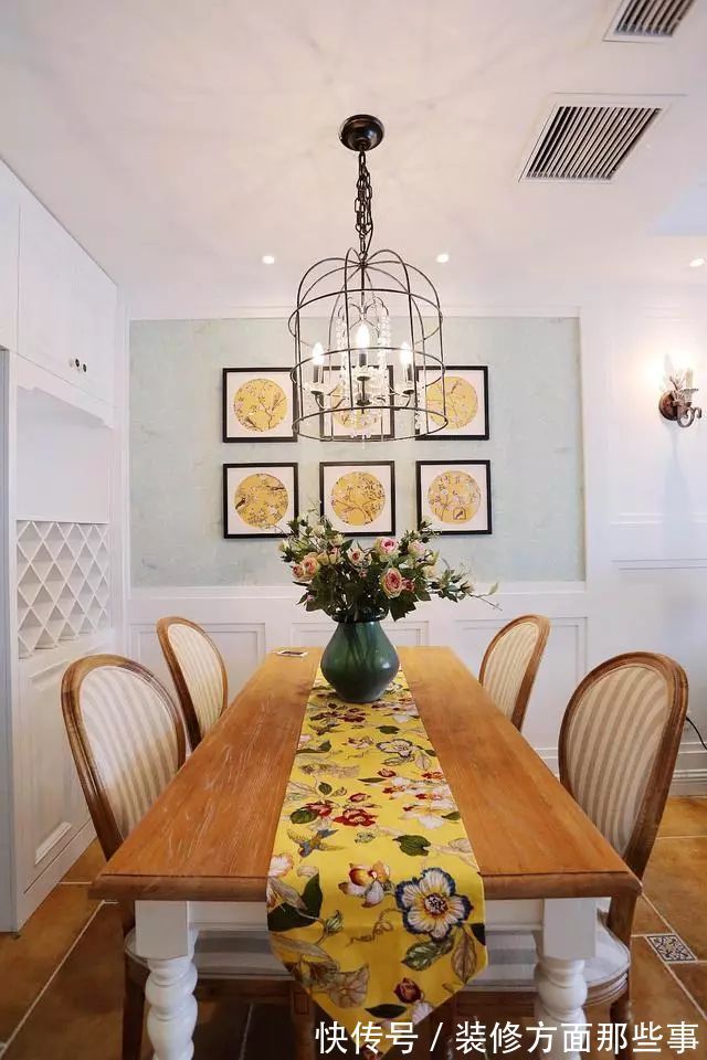 玄关鞋柜|128平现代美式三居,高低组合玄关柜设计,时尚美观特实用!