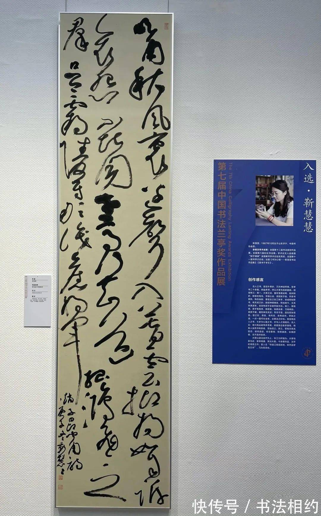 王铎|一战成名!她的草书承古出新,成七届兰亭奖创作方向唯一获奖女性