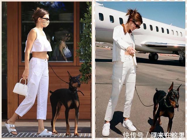 吊带|又被超模肯豆惊艳,基础款打造的“极简少女风”,美到犯规!