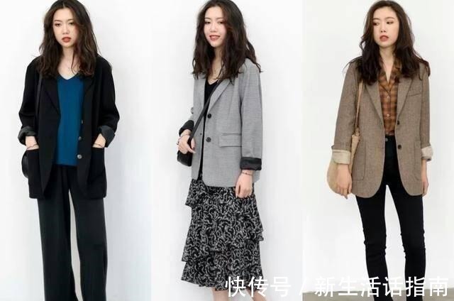 马甲 小个子入秋怎么穿分享3个思路、多套穿搭，显高显瘦又有气质！