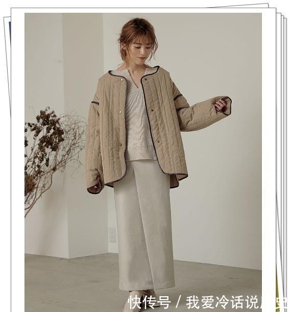 时尚 既轻松又美丽!5种百搭颜色“绗缝”棉服的30个穿搭示例!