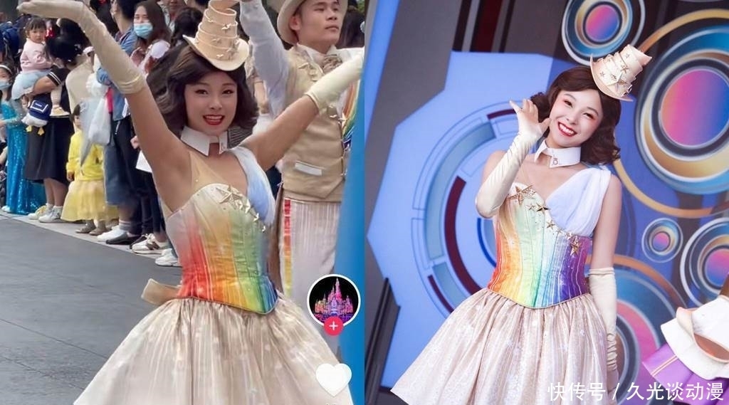 上海迪士尼|迪士尼游行舞者,卖力唱跳没想到竟是《创造101》的她