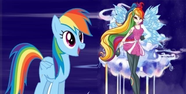 动漫|魔法俏佳人版本的彩虹小马,碧琪像御姐,宇宙公主像天使降临