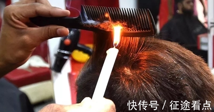 阿三哥|印度理发师用火理发,看到理发过程,网友:阿三哥果然是开挂的!