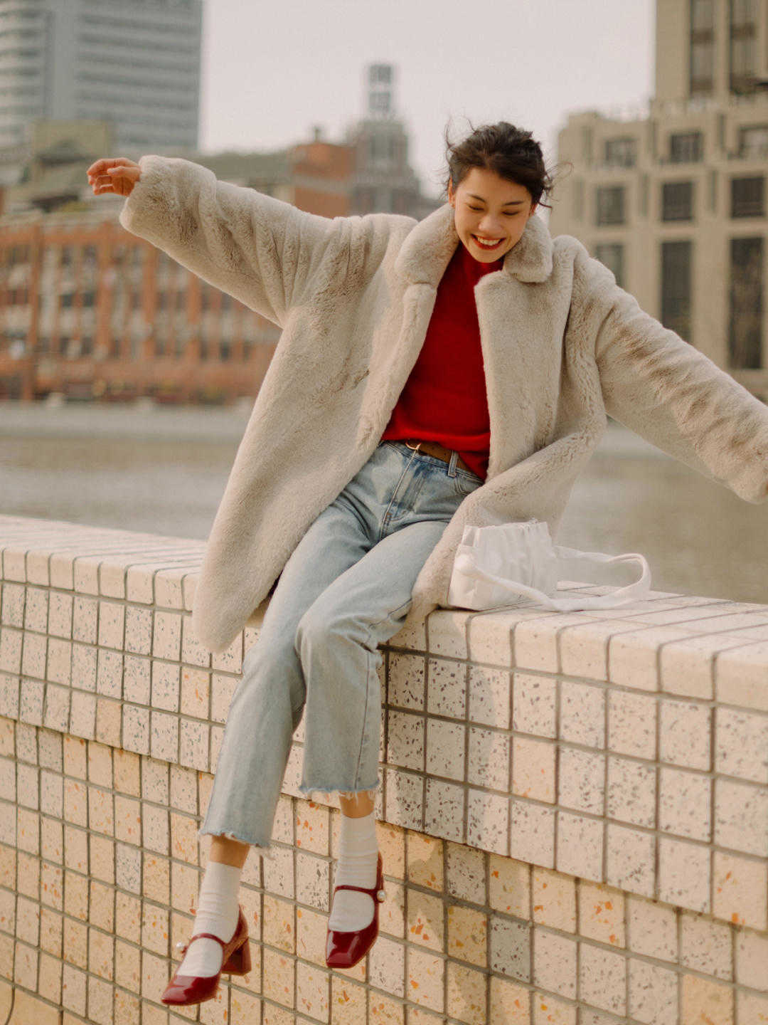 牛仔裤 入冬后,加绒裤又火了,贴身暖和又舒适,保暖又有气质