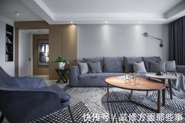 现代风|145平现代风四居室,以极简的主调把空间元素融合优雅大气