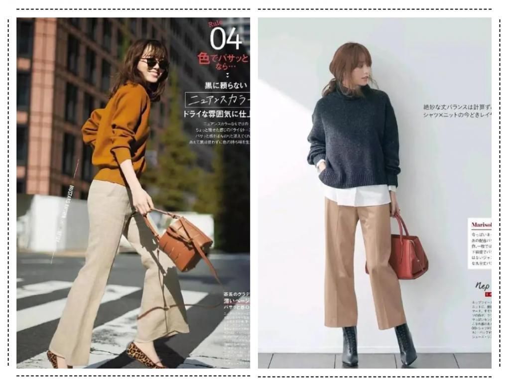 大毛衣+阔腿裤，才是秋冬最慵懒时髦的打开方式