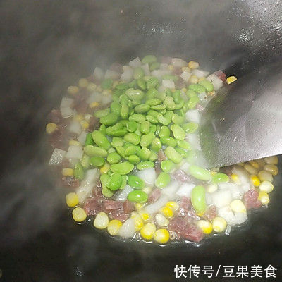 腊肠|老少皆宜的毛豆腊肠，香软咸鲜，味美可口