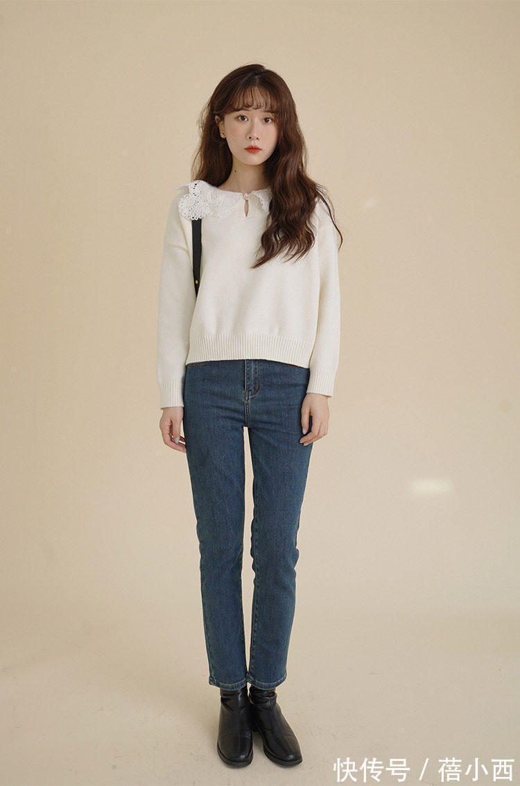 马甲|初秋的简约大气穿搭原来这么简单!超全毛衣搭配,让你秒变美少女