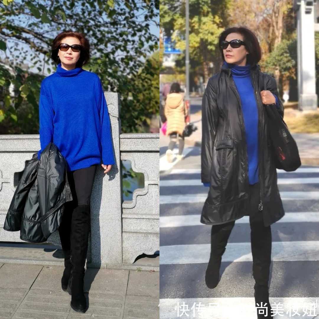 浅色系 这才是最真实的60岁穿搭,不扮嫩、不做作,简洁大气又舒适