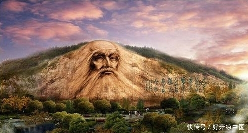 中国最大山体人物雕像 完工后是美国总统山头像的4倍