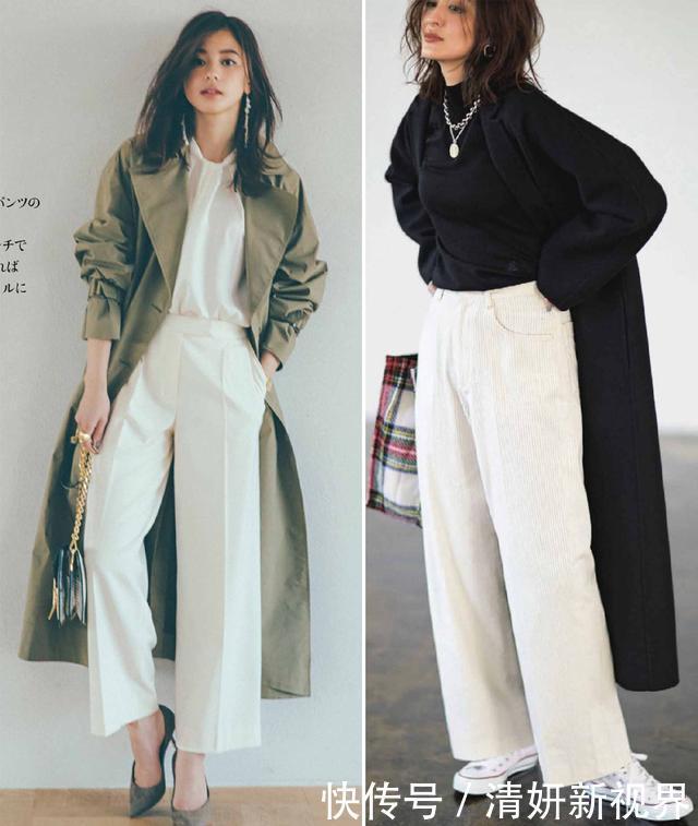 这条裤子和秋冬季太配了,百搭减龄,承包你一整季的时髦