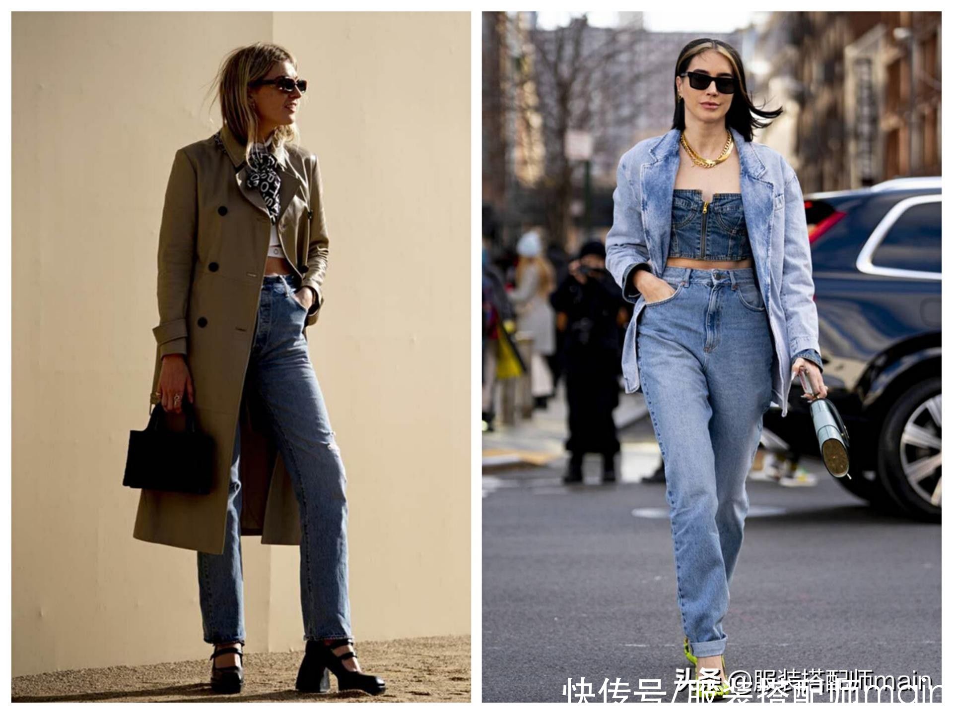 个子矮、小肚腩、腿短、臀宽、微胖，直筒牛仔裤通通帮你解决