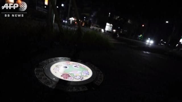 LED|埼玉县的井盖进化了，官方联动角川打造二次元LED井盖