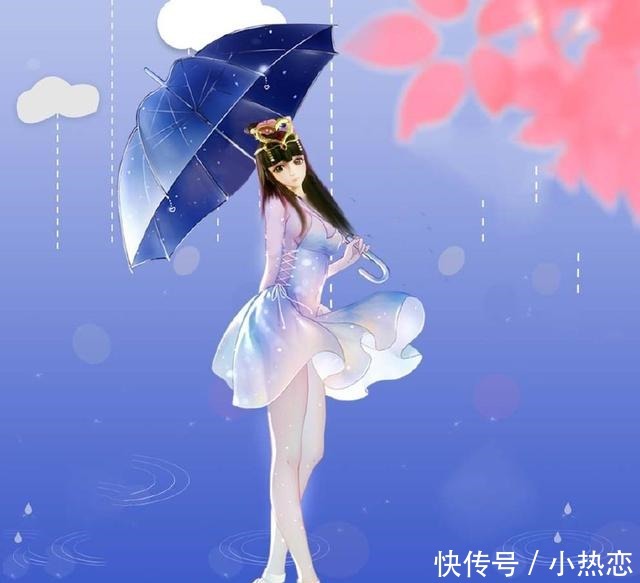 公主|叶罗丽小花伞下的公主们，冰公主很淑女，王默像雨中的小精灵