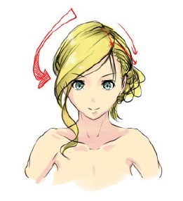 头发怎么画出层次感?教你头发走向和层次的绘画技巧!