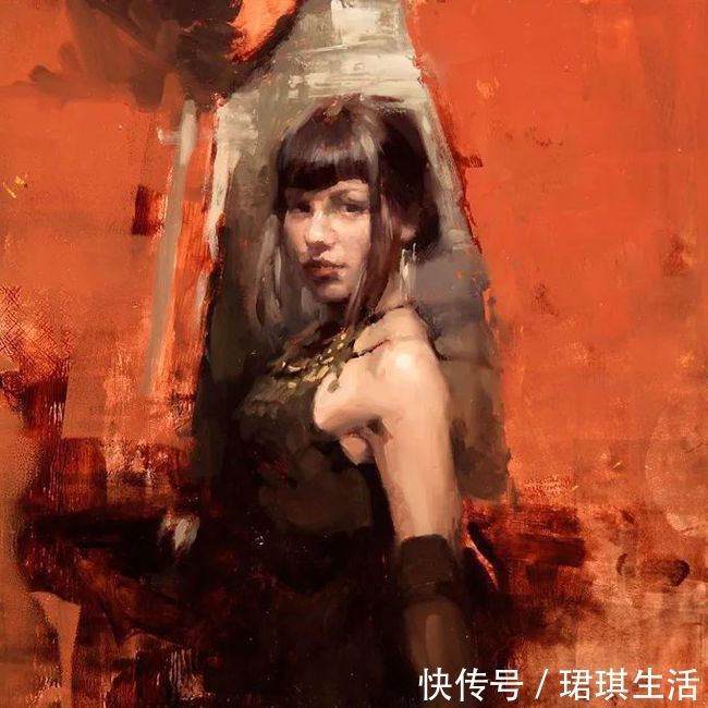 艺术家$艺术家杰里米·曼恩的油画,颜色既生动又大气!