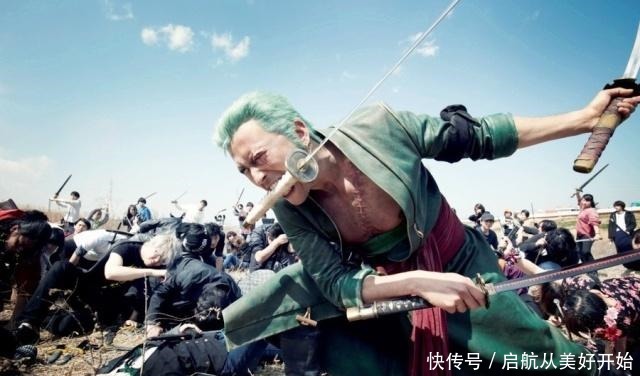 海贼王|海贼王真人版电视剧上线,索隆拍摄现场,一个镜头斩了104人