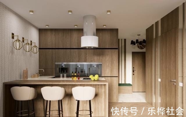 风格|现代风格的轻奢设计,金色与绿色的完美搭配