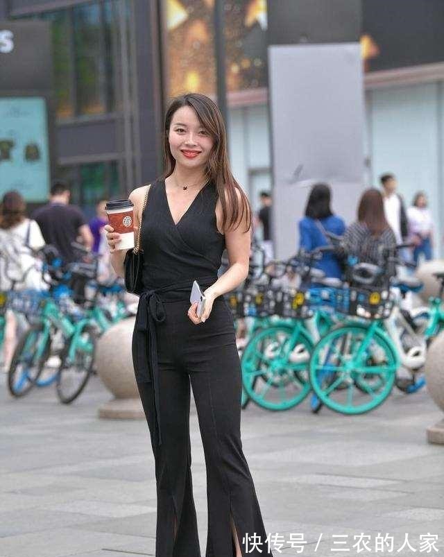 高跟鞋 打底裤省心穿搭示范,拉长身材比例,夺人眼球!