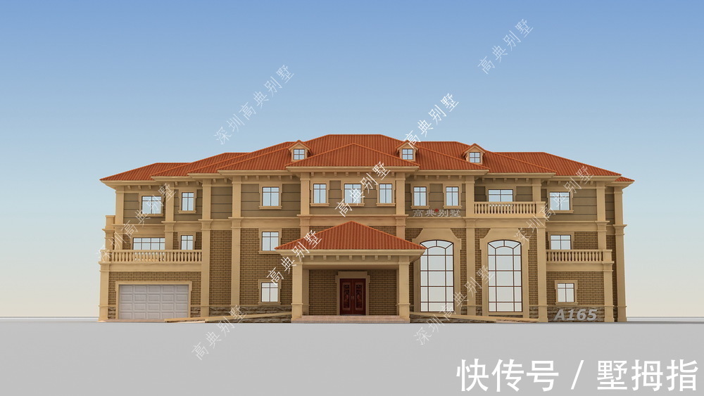 欧式|这套欧式自建房，看起来很亮眼，适合乡村需要。