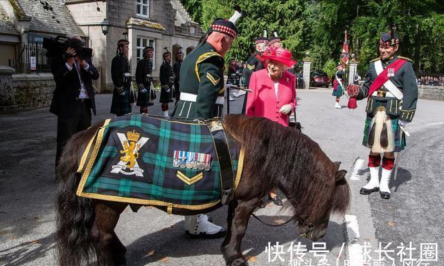 薄荷绿|95岁英女王闪耀亮相!粉色大衣配百褶花裙真美,老太太穿得太嫩啦