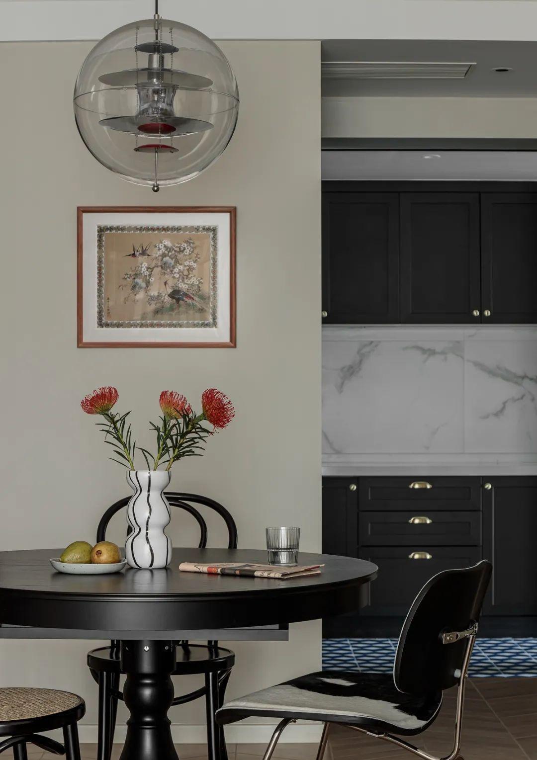 屋主|79平米混搭风格,客厅的壁炉电视墙,书房的隐形床,都是大制作!