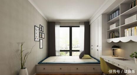 飘窗|头一次见有人卧室装这种床,真是太聪明了,入住就知好处不少