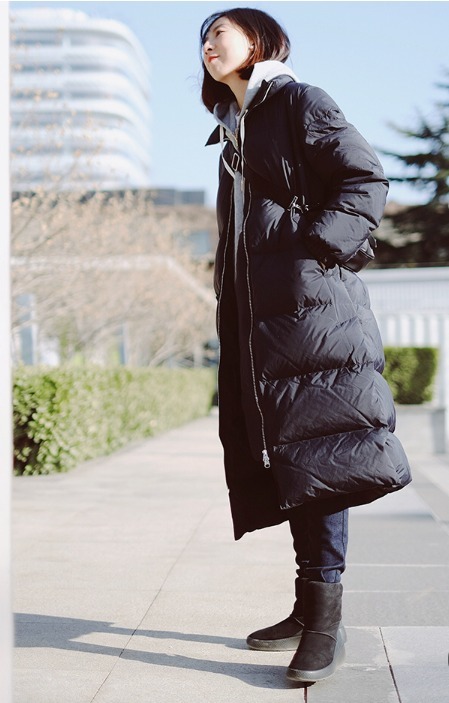 卫衣|女人再懒,冬天也不能乱穿衣!跟着博主这样穿羽绒服,超美!