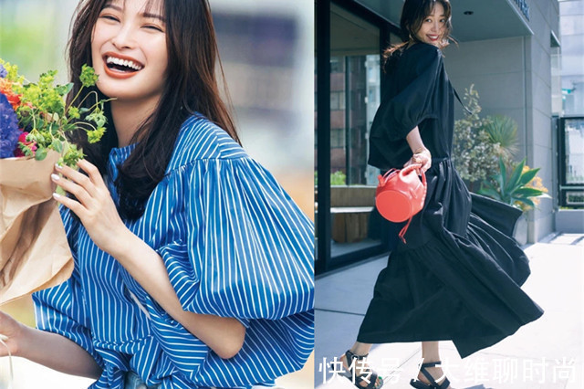 连衣裙 会穿的女人,基本款也能穿出高级感,极简穿搭凸显迷人的魅力