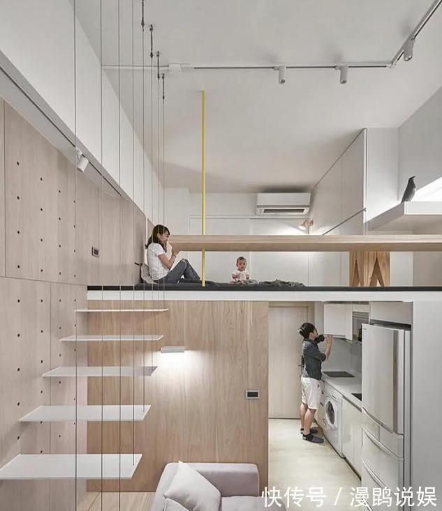 改造|一家三口人住16㎡的家,连床都没有,他们却说舒服得很!