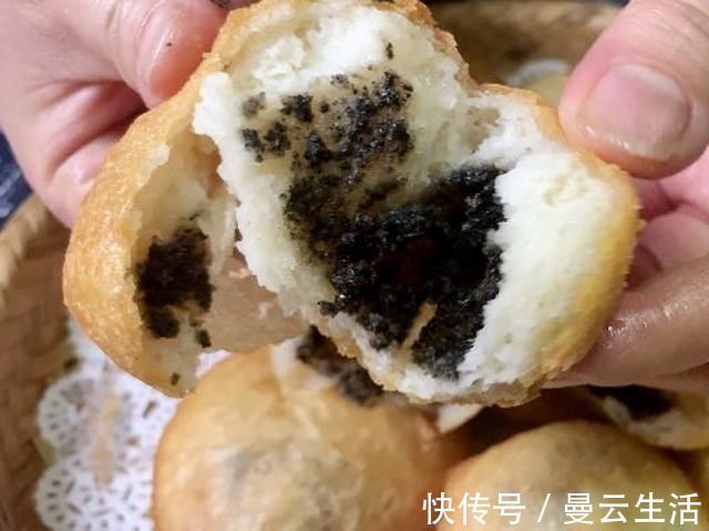 酥脆|油炸糕怎样做酥脆鼓大泡?掌握两个小技巧,各个空心不开裂