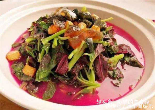 红苋菜皮蛋汤|它一块钱一斤,称穷人的阿胶,每天吃一点,淡化雀斑,皮肤越细腻