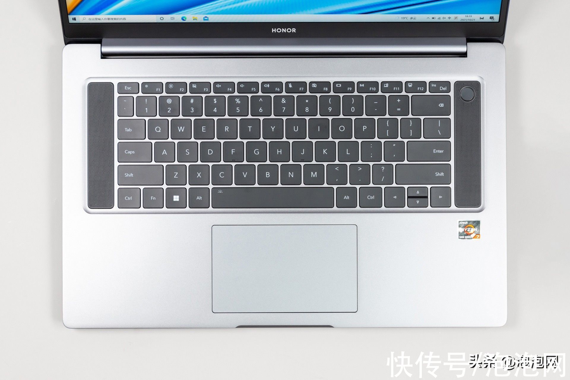 键盘|荣耀MagicBook 16 Pro锐龙版图赏：全面屏高能生产力工具