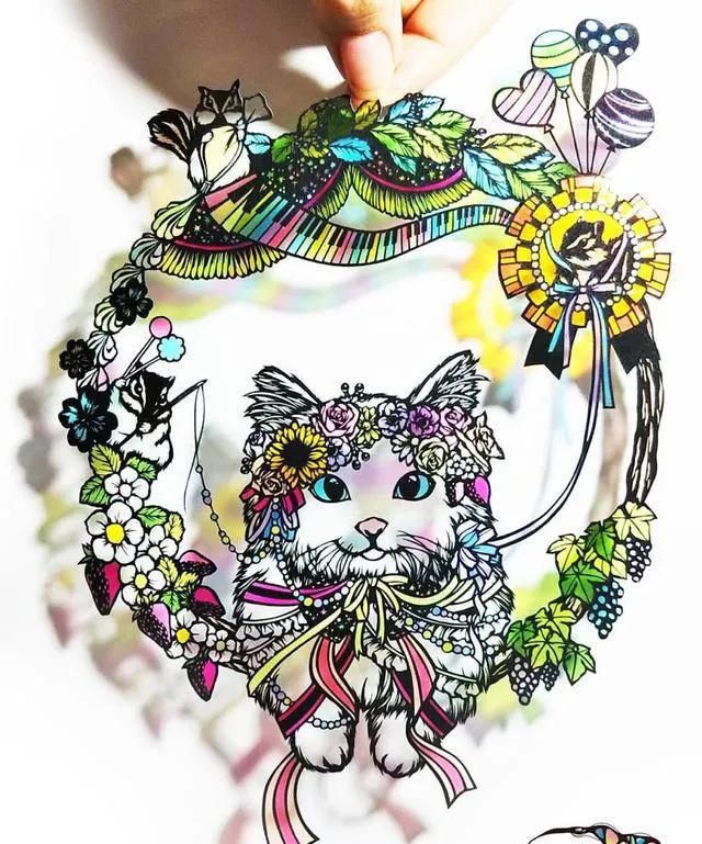  作品|一张纸，也可以雕出艺术，玩到极致，是创作人用心的美！