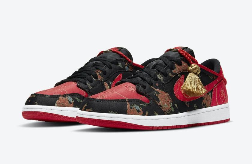  CNY|年味儿太浓了！Air Jordan 1 Low “CNY” 官图释出！