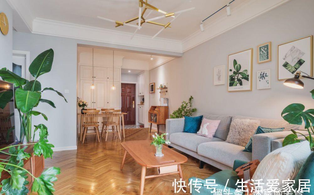 沐宸|真的被她家给迷住了，全屋温暖大方，到处被绿植环绕，清新又自然