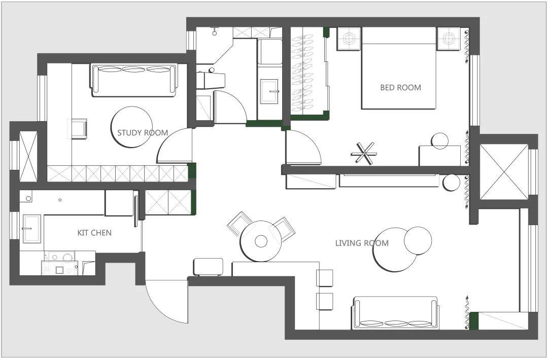 轻奢|128㎡现代轻奢，稳重配色+文艺布置，让生活充满诗意与情趣