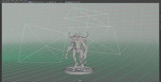 直线网公众号|大佬！Maya+ZBrush+Substance制作泰坦野兽全流程 ！