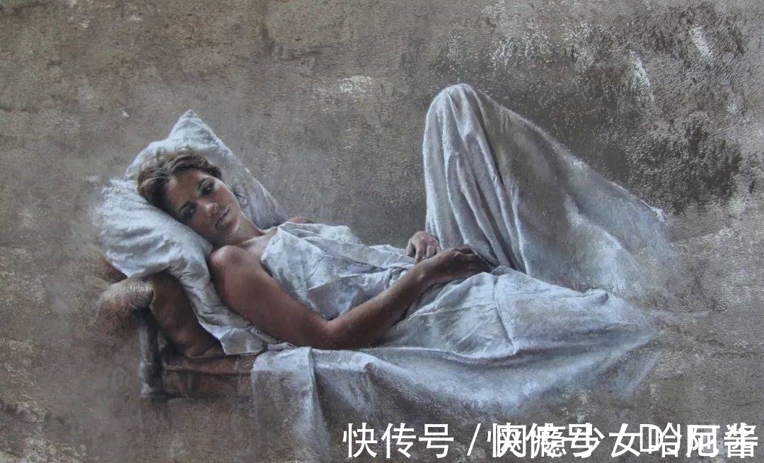 厚重感$赏心悦目,活色生香——女画家色粉笔下极致唯美的女性人体肖像