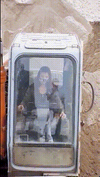 |搞笑GIF:这是谁家的狗子,再每天来这里锻炼身体,我们可要收费了