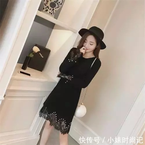 亲戚朋友聚会不知道怎么搭配, 假两件连衣裙帮你搞定一切烦恼