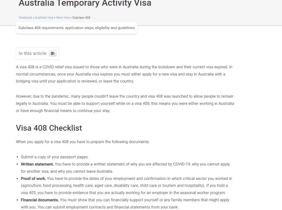 澳洲出台免费签证_详细为您解读澳洲408疫情签证