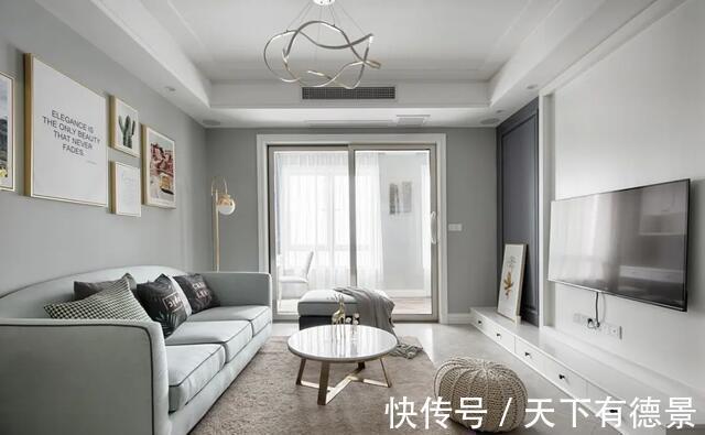 两居室|闺蜜的90㎡北欧两居室,全包14万,卫生间清爽的色调,非常不错