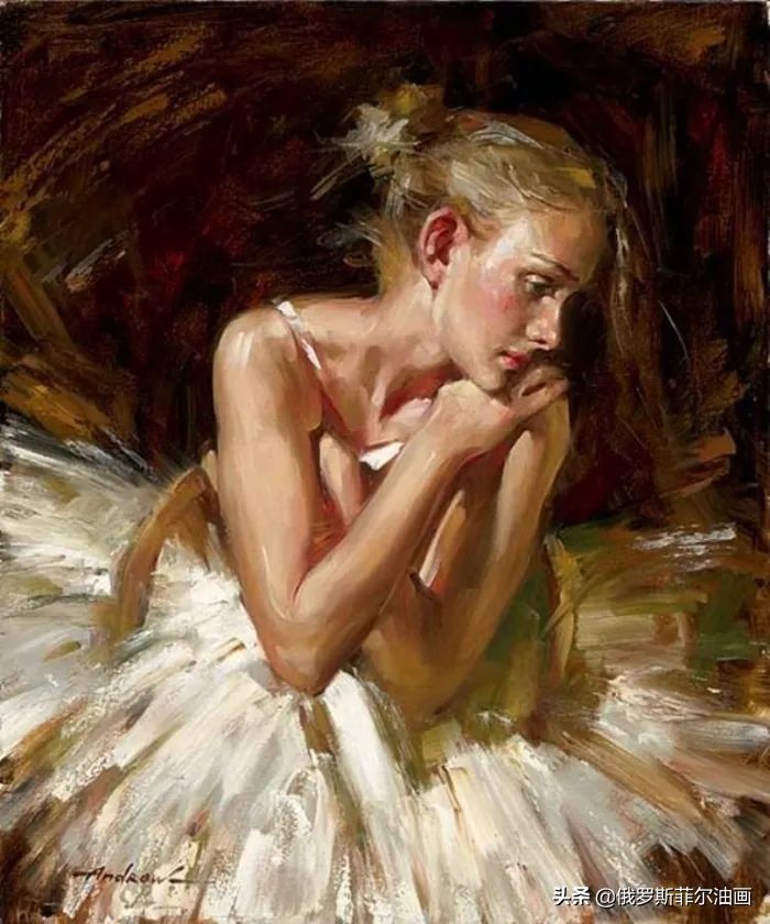 赏读&奔放美艳,活力无限~俄罗斯画家安德鲁的油画作品赏读