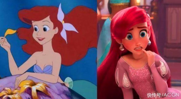 爱丽儿|当2D的迪士尼公主变成3D,白雪公主变美,木兰变化不大