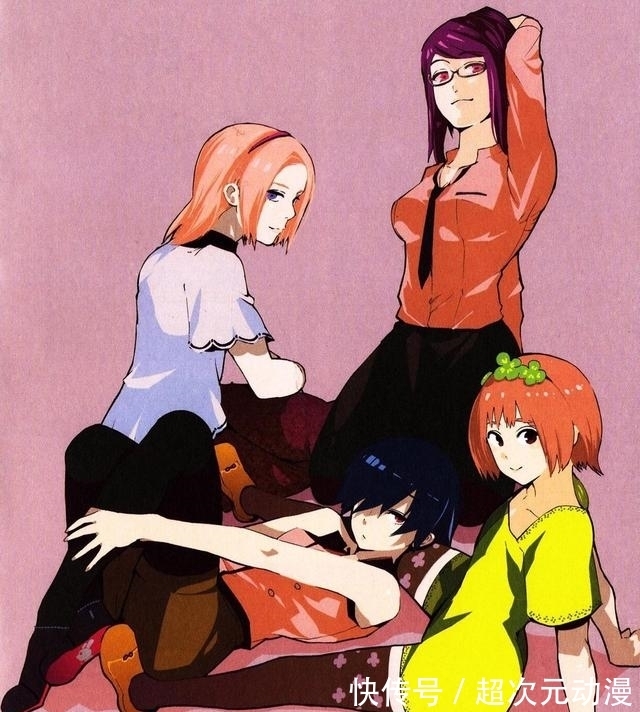 美少女战士|《火影忍者》、《灌篮高手》、《全职猎人》等多部漫画的扉页合集