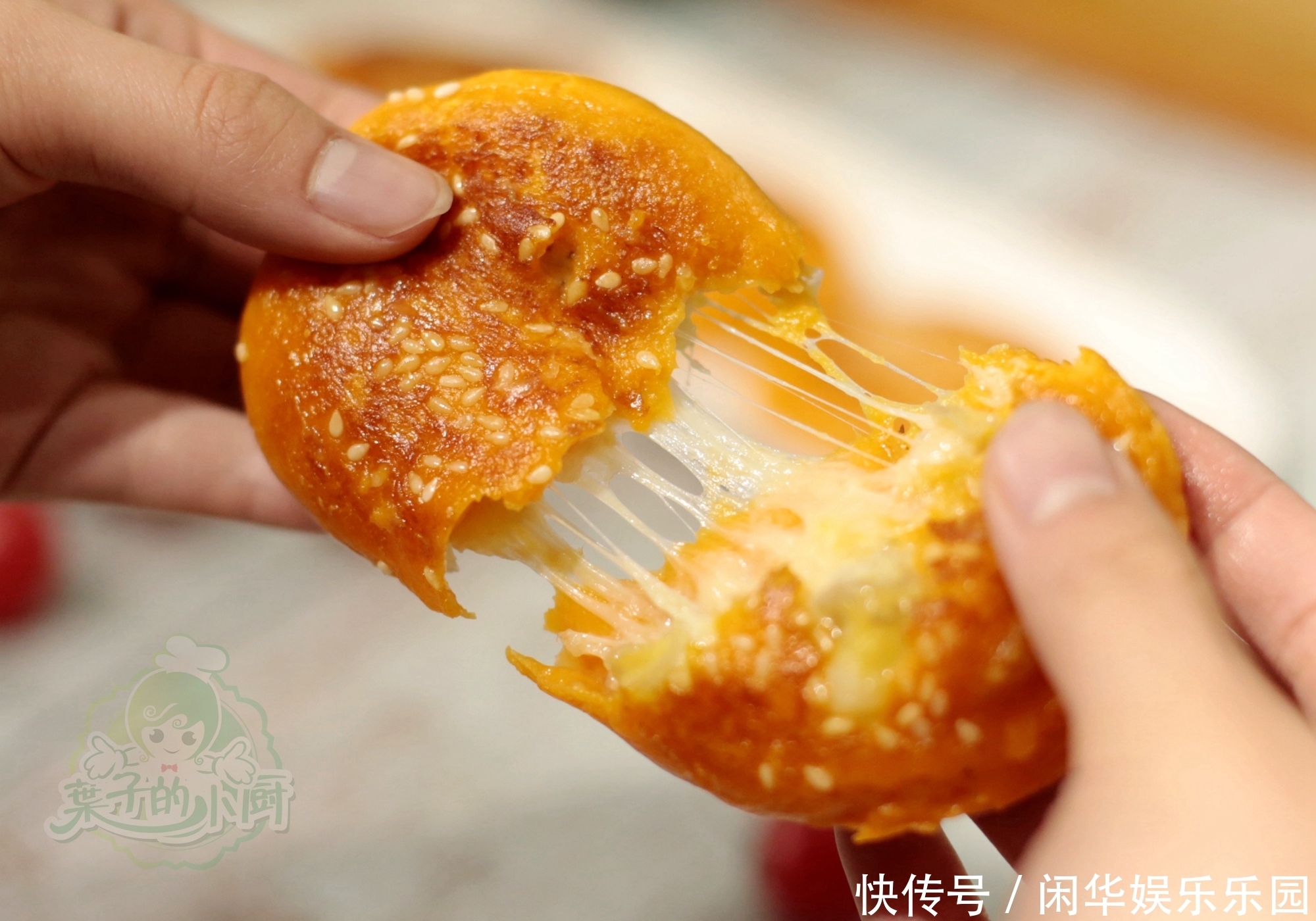 香甜|早餐饼又出新花样!现在吃正当季,香甜软糯,完美对付挑食的娃!