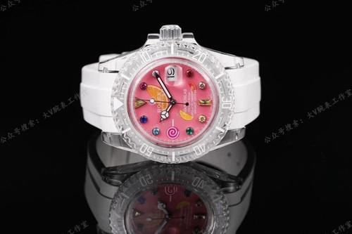 大v腕表 透明水鬼的独特魅力！水鬼改装透明水晶款表壳展示星辰大海！水晶水鬼