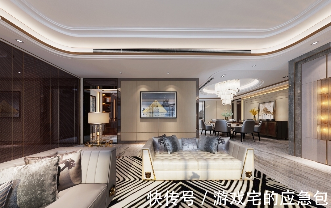 轻奢|258㎡现代轻奢,打造心中理想国!
